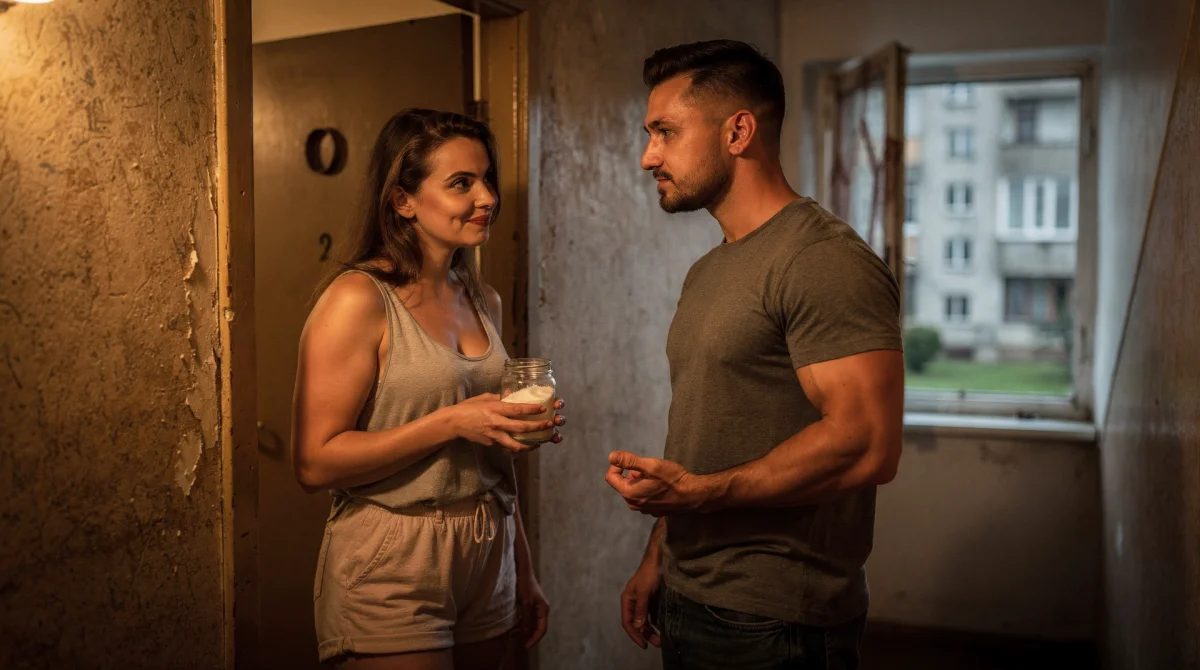 Przypadkowe spotkanie w pralni z sąsiadką