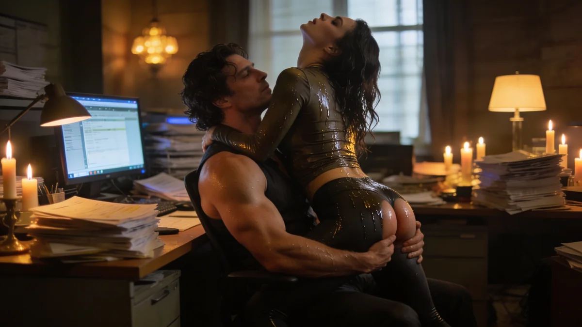 Seksowna sekretarka po godzinach pracy